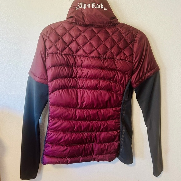 Alp N Rock Duck Down Hybrid Jacked Outdoor Ski Activewear $299 sz Medium Red - Picture 2 of 15
